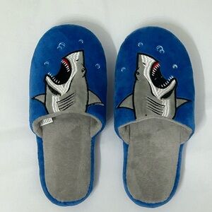 Kids Slippers Blue Shark